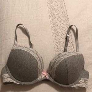 Victoria secret light grey 36b bra